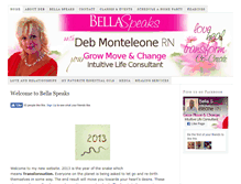 Tablet Screenshot of bellaspeaks.com